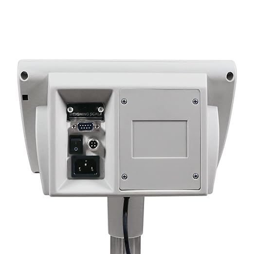 U.S. Solid Bench Scale 350 lb x 0.02 lb Stainless Steel Postal Package Shipping Scale Digital Bench Platform Balance with 16” x 20” Platform, Lb/Kg