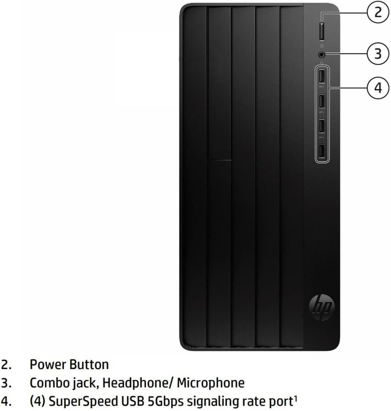 HP Desktop Computers Tower PC for Home Business Student, Intel 6-Core i5-12500 (Beat i7-11700), 64GB DDR4 RAM, 1TB PCIe SSD, WiFi, Bluetooth, RJ-45, Keyboard and Mouse, Windows 11 Pro, Wendbo