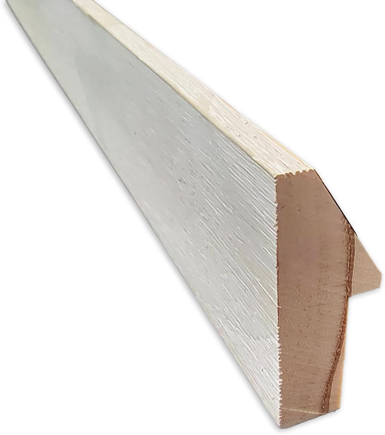 Amanti Art Natural Cork Board for Wall, 13x37 Vision Board with White Frame, Medium Corkboard Office Decor for Home Organization, Modern Corkboard Pinboard to Display Items for Home Organization in