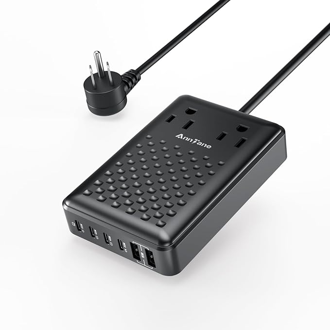 Charging Station 140W USB C Charger Block, Upgraded GaN III 8-in-1 Fast Charging Station Hub,PD 65W Laptop Charger Adapter Compatible with Compatible with MacBook Air/Pro,iPhone16/15,Galaxy S24 etc