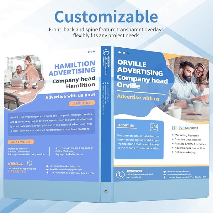 0.5 inch 3-Ring Binder, 1/2 inch Round Ring Binder with 2 Inside Pockets, Clear View Cover Binders Holds 8.5'' x 11''Paper,Pastel Color Binders for Office/Home/School Supply, 6 Pack