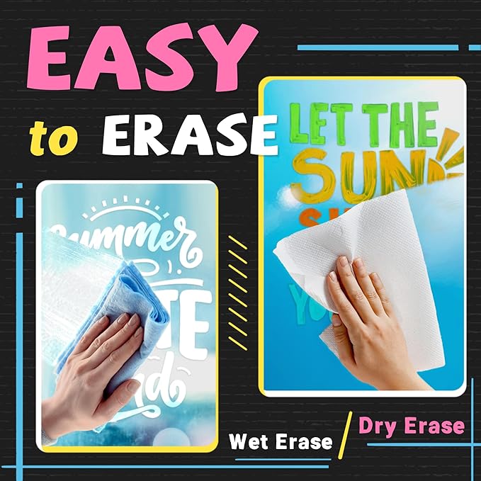 Window Chalk Markers for Glass Washable, 20 Colors Jumbo Liquid Chalk Marker with 10mm 3 in 1 Nib Thick Wide Tips, Big Chalkboard Markers, Car Paint Pen for Auto, Bistro, Mirror, Poster, Blackboards