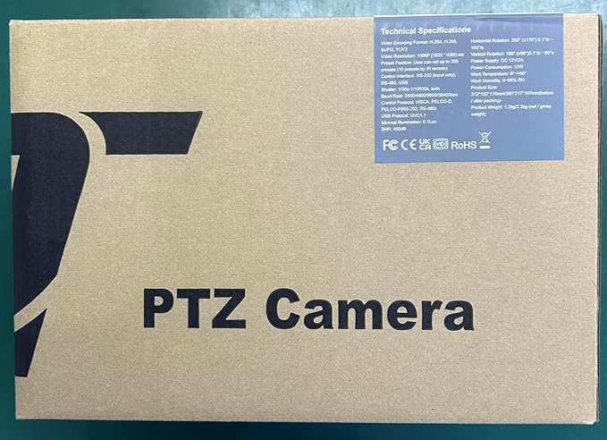 AI Auto Tracking PTZ Camera 3G-SDI/USB3.0/HDMI/LAN PoE 30X Optical and 8X Digital Zoom Live Streaming Camera 1080P 60FPS for Church Services Worship Education Events vMix OBS YouTube