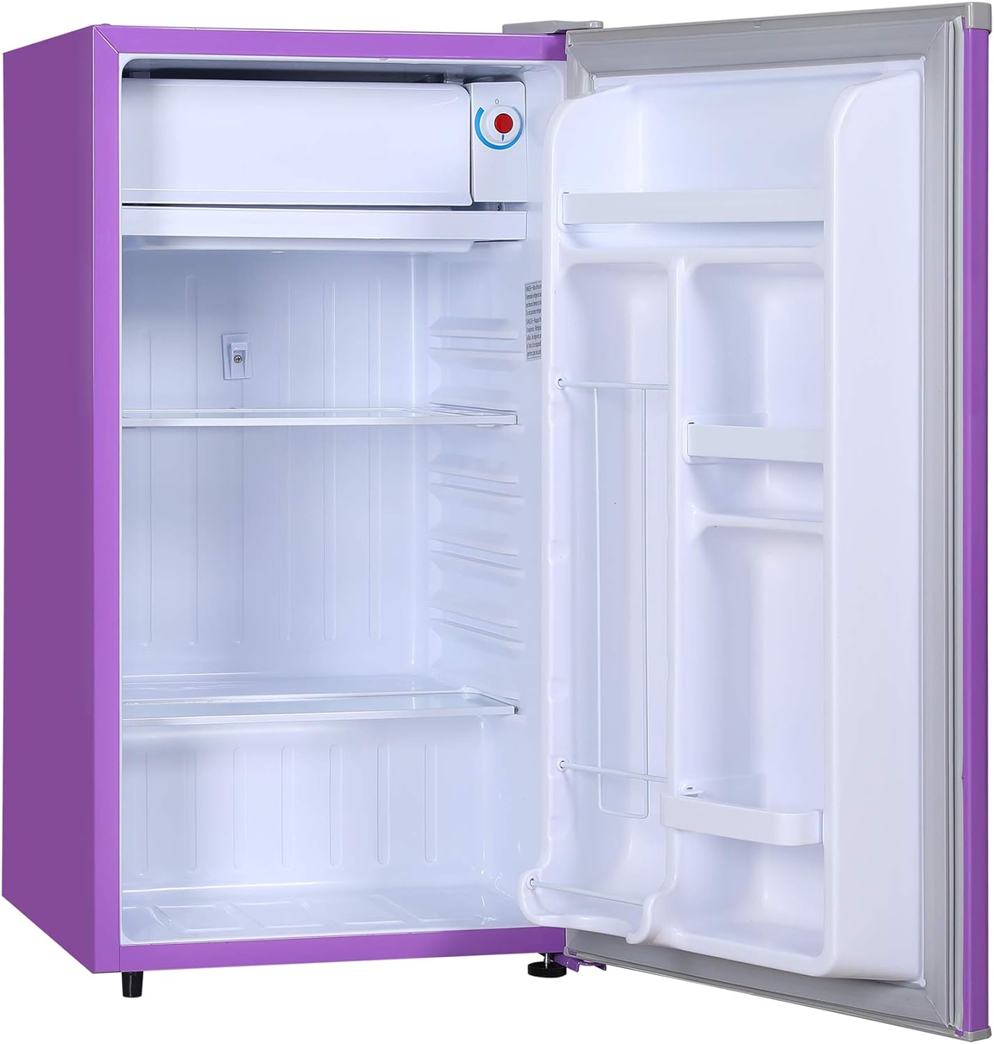 RCA RFR321-PURPLE 3.2 Cu Ft Compact Fridge, Mini Refrigerator, Purple