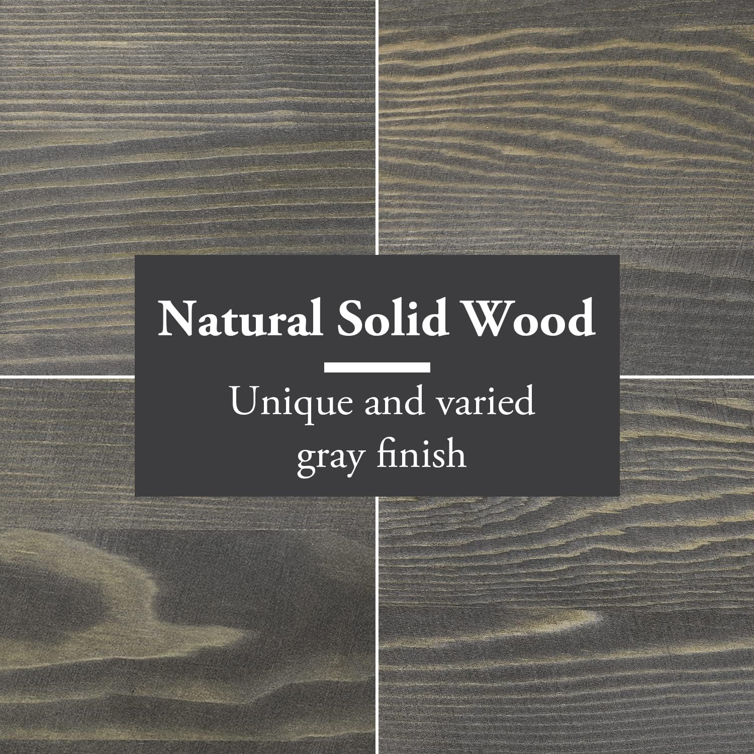 MyGift Barnwood Gray Wood Desktop Bookshelf Organizer, Expandable Adjustable Display Shelf Book Rack