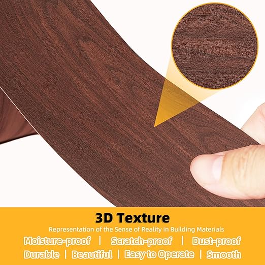 GSCIT Club Wood Grain Repair Tape, 2.4 inch X 100ft Self Adhesive Cherry Grain Repair Patch for Tables, Chairs, Baseboards, Doors, Windows, Floors, Handicraft DIY.