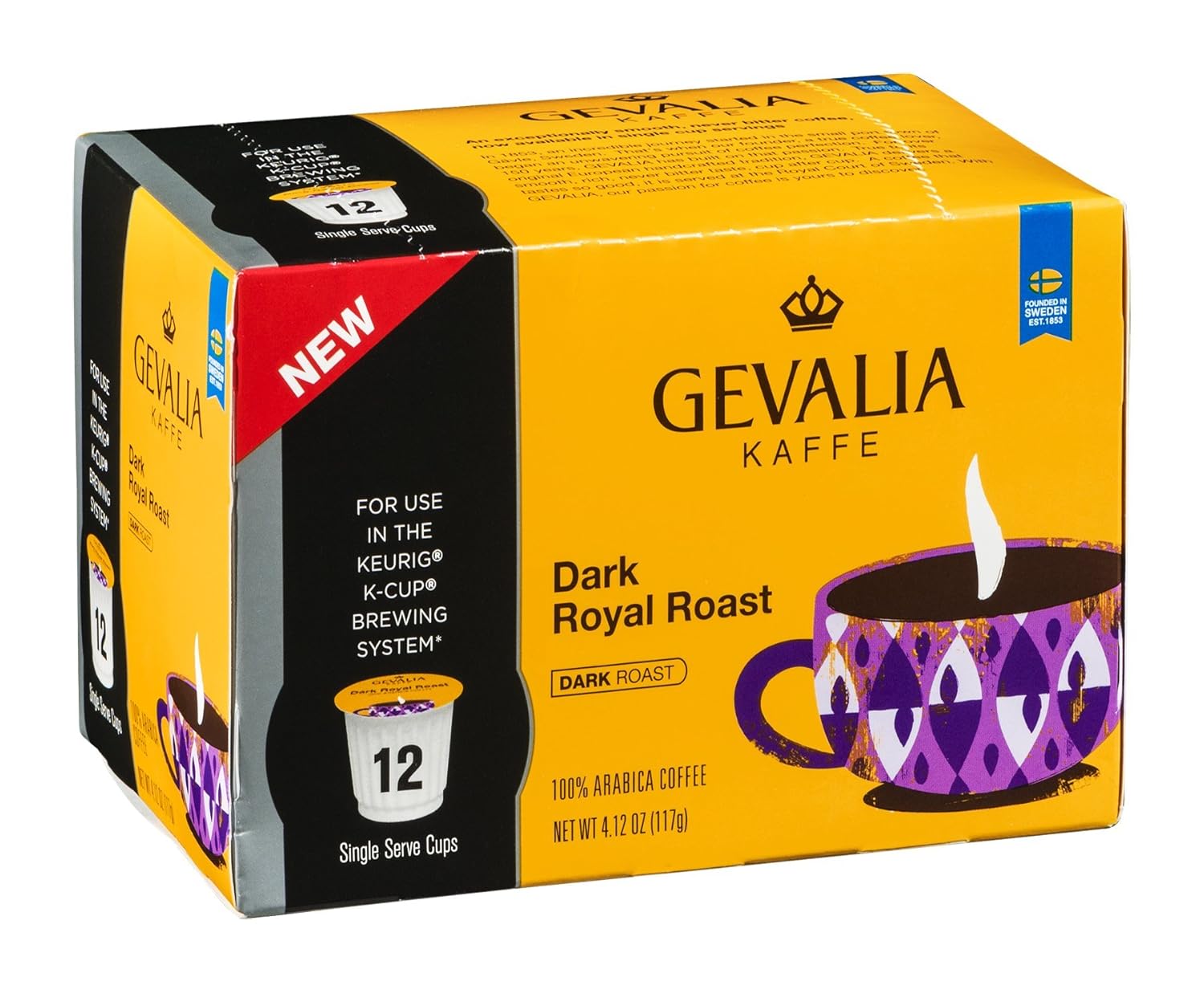 Gevalia Dark Royal Roast K-Cup Packs - 12 count