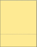 Limited Papers (TM) 8.5x11 Perforated Paper, 20/50 Pound, 75 GSM, Variety of Perforation Sizes and Colors, for Forms, Tickets, Postcards, Business Cards. (Buff, 2 up – 3.5” from bottom)