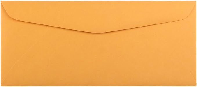 Limited Papers #11 Brown Kraft Envelopes - 4 1/2 x 10 3/8 - Strong & Reliable - 100/Pack