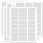 Spring Humming Personalized Deluxe Address Labels - Set of 144 (2 Designs), Self-Adhesive, Large Flat-Sheet Select Labels