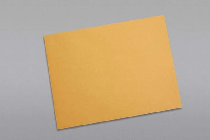 Limited Papers (TM) Booklet Envelopes, (Open Side) Brown Kraft, Gummed Seal, 28 Pound, Heavyweight, For Mailing And More. (500, 11 x 13)