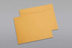 Limited Papers (TM) Booklet Envelopes, (Open Side) Brown Kraft, Gummed Seal, 28 Pound, Heavyweight, For Mailing And More. (500, 10 x 15)