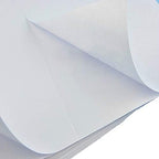 BESTEASY 200 Round Corner Half Sheet Self Adhesive Shipping Labels for Laser and Ink Jet Printers, White Blank (100 Sheets, 200 Labels)