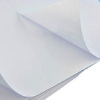 Round Corner Half Sheet Self Adhesive Shipping Labels for Laser and Ink Jet Printers, White Blank (1000 Sheets, 2000 Labels)