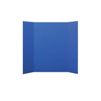 Flipside Products 36” x 48” Foam Project Boards for Presentations, Science Fair, School Projects, Event Displays and Trifold Picture Board - Blue - 24 Pack