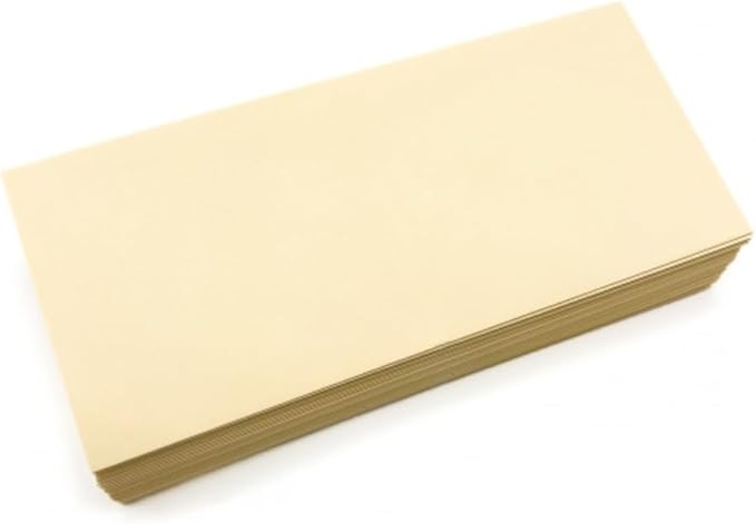 Limited Papers (TM) No. 10 Regular Standard Mailing Envelope - Pastel - Soft - 24 Pound (4.8 inch x 9.5 inch) - Announcement, Invoices, Checks, Letters, Contracts, Business Envelopes (Ivory, 500)
