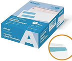 Aimoh 500#8 Double Window Gummed Security Envelopes - for Business Checks, QuickBooks & Quicken Checks, Size 3 5/8 x 8 11/16 Inches - Checks Fit Perfectly - Not for Invoices, 500 Count (30181)