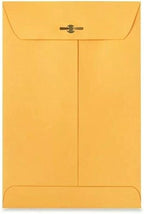 Catalog Envelopes (Open End), Brown Kraft, 28 Pound. 500 Per Pack. (Clasp, 9.5"x12.5")