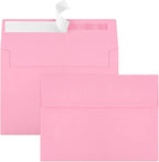 70 Packs A4 Envelope, Pink A4 Envelopes, 4x6 Photo Envelopes for Invitations, Envelopes Self Seal for Weddings, Baby Shower, Photos, Postcards, Greeting Cards, Mailing