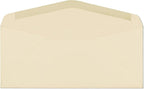 EnDoc #9 Colored Envelopes - 80 Pack - Cream Pastel Color 3 7/8 x 8 7/8 envelope, Letter Size, For Home, Offices, Holiday, Invoices and Mailings