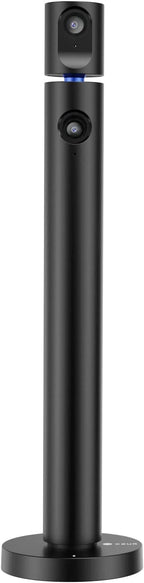 CZUR Halo Streaming Dual Webcam, Professional USB Web Camera 1080P with Microphone, 90° View Computer Camera, Plug & Play, Compatible with Windows/Mac, for Skype/TikTok/YouTube/Yahoo Messenger