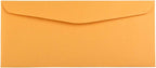 JAM PAPER #14 Envelopes - 5 x 11 1/2 - Brown Kraft Manila - 100/Pack