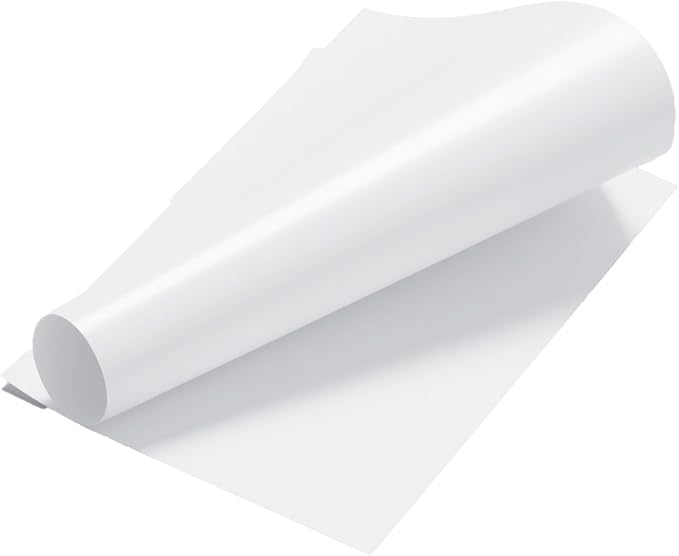 Printable Vinyl Sticker Paper for Inkjet Printer - Glossy White - 22 Decal Label Self-Adhesive Sheets 8.5"x11"- Dries Quickly