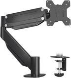 Suptek Ultrawide Single Monitor Arm Mount for 17 to 43 Inch Heavy Duty Curved Screen,Holds 28.6 lbs,Adjustable Gas Spring Monitor Arm Desk Mount Stand,75/100 Vesa Mount,Black(MD71M)