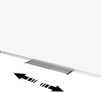 XBoard Large Magnetic Whiteboard 60 x 40 Inch, Dry Erase Board for Wall with Marker Tray | Aluminum Frame Message Presentation Board