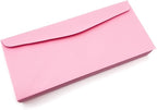 Limited Papers (TM) No. 10 Regular Standard Mailing Envelope - Pastel - Soft - 24 Pound (4.8 inch x 9.5 inch) - Announcement, Invoices, Checks, Letters, Contracts, Business Envelopes (Pink, 250)