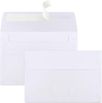 Joyberg 70 Packs A4 Envelopes, White, 4x6 Photo, Self Seal for Invitations, Weddings, Baby Shower, Photos, Postcards, Greeting Cards, Mailing