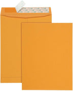 Quality Park 10 x 13 Catalog Envelopes with Self Seal Closure, 28 lb Brown Kraft, Great Option for Mailing, Storage and Organizing, 100 per Box (44762)