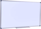 Premium 60"x 36" Multipurpose Magnetic Dry Erase Board with Aluminum Frame | Versatile Wall-Mounted Whiteboard with Pen Tray for Enhanced Office and Classroom Presentations & Collaborations