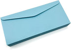 Limited Papers (TM) No. 10 Regular Standard Mailing Envelope - Pastel - Soft - 24 Pound (4.8 inch x 9.5 inch) - Announcement, Invoices, Checks, Letters, Contracts, Business Envelopes (Blue, 2500)