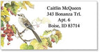 Colorful Images Songbirds Return Address Mailing Labels, Personalize with Name & Addresses, Set of 144 Self Adhesive, Easy Peel Flat Label Sheets, 1 ⅛ x 2 ¼”, 6 Designs