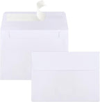 90 Packs A1 Envelopes, 3.5x5" Envelopes White, Small Envelopes RSVP Envelopes, Envelopes Self Seal for Weddings, Photos, Postcards, Greeting Cards, Mailing