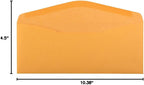 JAM PAPER #11 Envelopes - 4 1/2 x 10 3/8 - Brown Kraft Manila - 50/Pack
