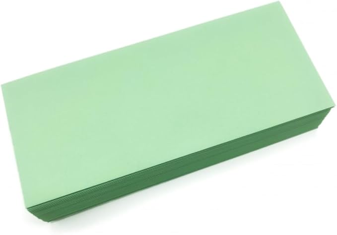 Limited Papers (TM) No. 10 Regular Standard Mailing Envelope - Pastel - Soft - 24 Pound (4.8 inch x 9.5 inch) - Announcement, Invoices, Checks, Letters, Contracts, Business Envelopes (Green, 1000)