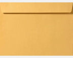 Limited Papers (TM) Booklet Envelopes, (Open Side) Brown Kraft, Gummed Seal, 28 Pound, Heavyweight, For Mailing And More. (1000, 12 x 16)