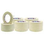 WOD MT5 Utility Grade Masking Tape, 3/8 inch x 60 yds. (Pack of 96) for Home or Office air-Dry Painting, Labeling, & Packing. Leaves no Residue