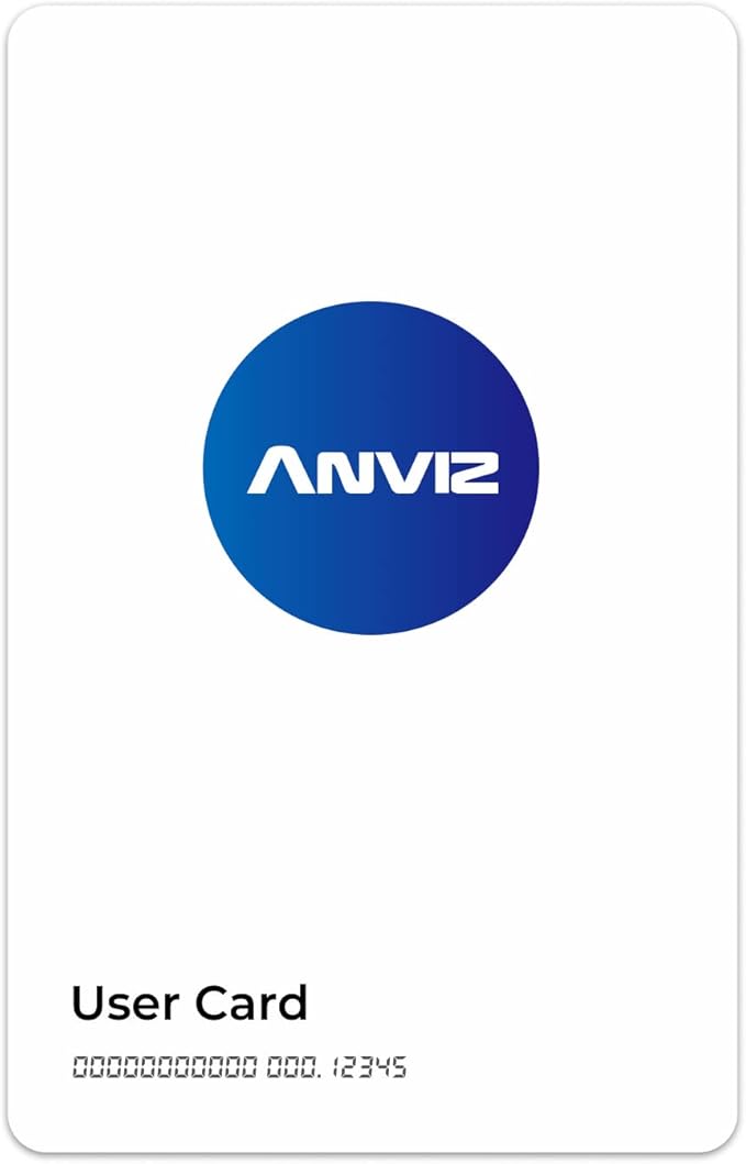 Anviz 10 Pack Proximity RFID Card, 125kHz EM Card, Time Clock Card, Employee Badge, Keyless Access Control, for Clock in and Out and Access Control System, Read only(3.3" x 2.1")
