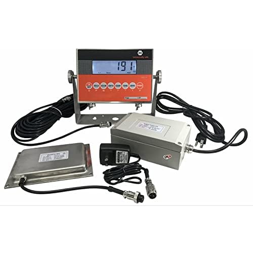 SL-4x4-Explosion Proof (Legal) Industrial 48" x 48" intrinsically Safe NTEP Floor Scale for Warehouse or Shipping Weighing (1000 lbs x 0.2 lb)