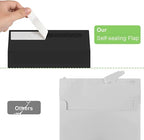 70 Packs A4 Envelope, Black A4 Envelopes, 4x6 Photo Envelopes for Invitations, Envelopes Self Seal for Weddings, Baby Shower, Photos, Postcards, Greeting Cards, Mailing