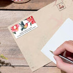 Spring Humming Personalized Deluxe Address Labels - Set of 144 (2 Designs), Self-Adhesive, Large Flat-Sheet Select Labels