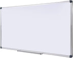 Premium 60"x 36" Multipurpose Magnetic Dry Erase Board with Aluminum Frame | Versatile Wall-Mounted Whiteboard with Pen Tray for Enhanced Office and Classroom Presentations & Collaborations