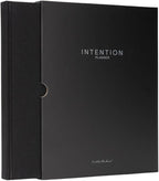 Pland Studio 90-Day Planner – Undated Daily Goal Journal for Men & Women | Charcoal Onyx Hardcover with Habit Tracker, Vision Board, Gratitude Prompts & Flat Lay Binding | Productivity & Mindfulness Notebook