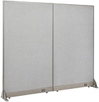 GOF Freestanding Office Partition, Large Fabric Room Divider Panel, 72" W x 72" H