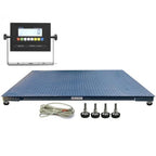 SellEton SL-7x7-30K Heavy-Duty, Industrial Floor Scale, Metal Indicator with Platform Scale (84" x 84", 30,000 lbs x 5 lb)