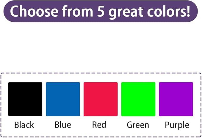 Custom Logo Stamp Personalized Image Self Inking Stamper Customized Business Logo Text Stamps-4 Different Sizes-5 Ink Color Options