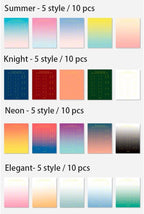 10 Sheets Monthly Adhesive Index Tabs Colorful Monthly Separator Tabs for Office Study Planners Organizations (All Four Colors)